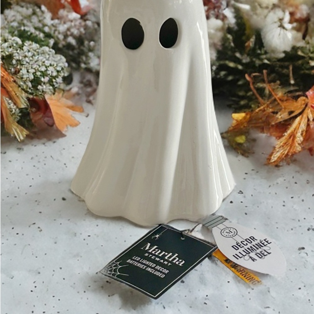 Martha Stewart Ceramic Ghost Decor